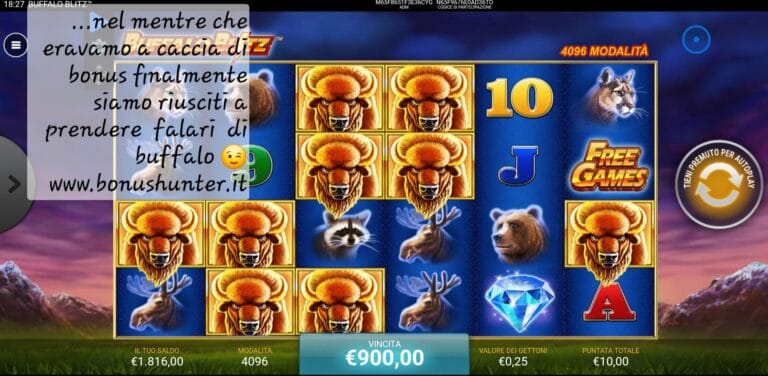 Buffalo Blitz falari di Bufali