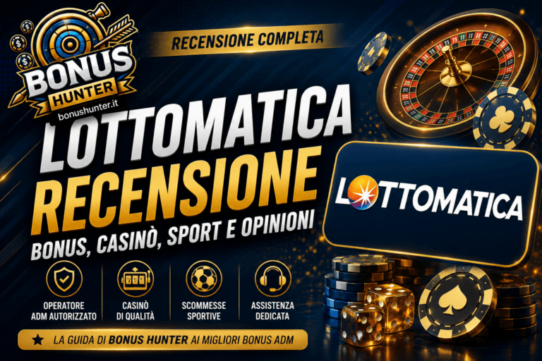 Recensione Lottomatica | Bonus Sport e Casinò