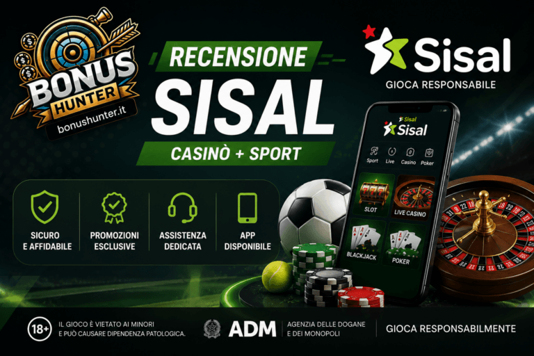 Recensione Sisal: Opinioni, Casinò, Sport e App