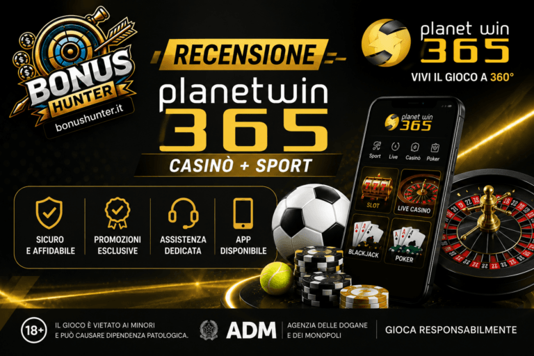 Recensione Planetwin365: Sport, Casinò e Opinioni