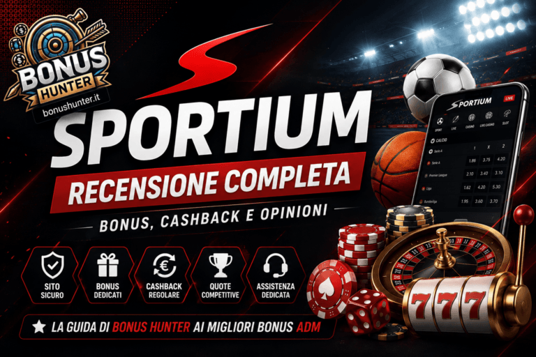 Recensione Sportium | Bonus Sport e Casinò