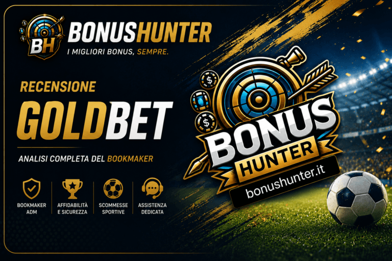 Recensione GoldBet: Bonus Sport, Casinò e Opinioni