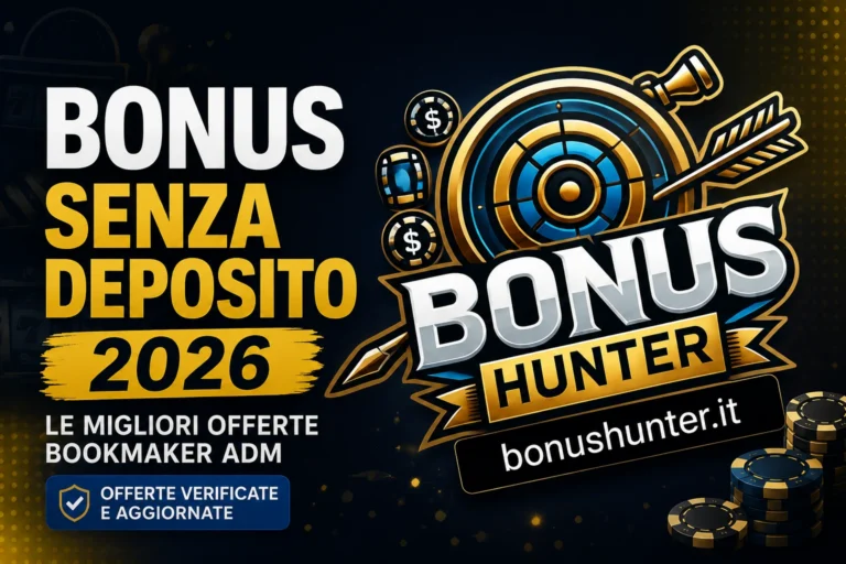 Bonus senza deposito 2026: le migliori offerte bookmaker ADM aggiornate