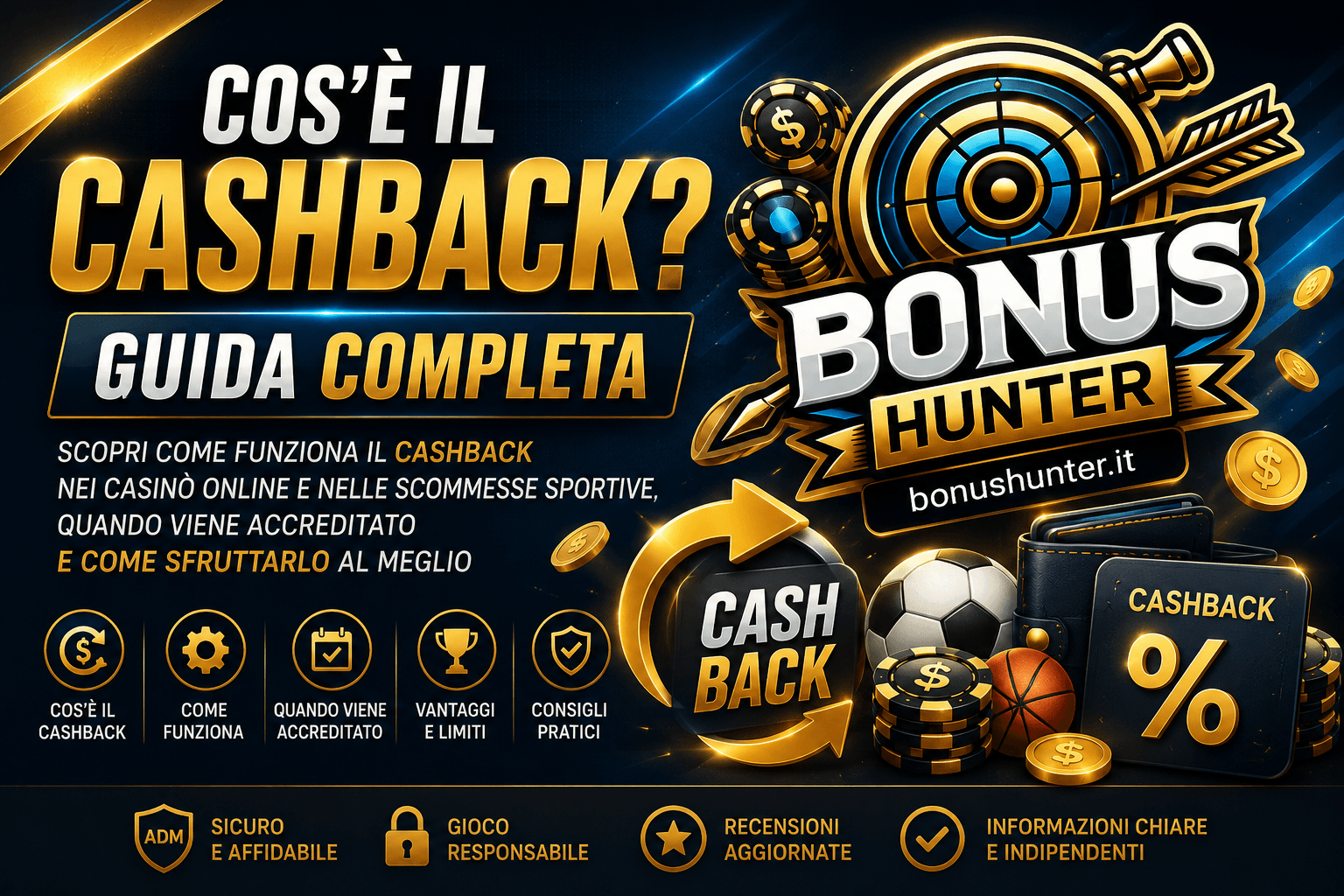 Cos'è il Cashback - Guida BonusHunter