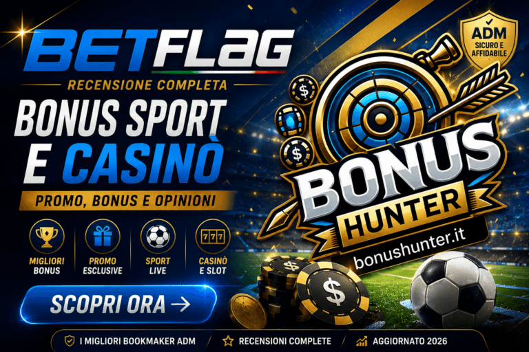Recensione Betflag: Bonus Sport, Casinò e Opinioni