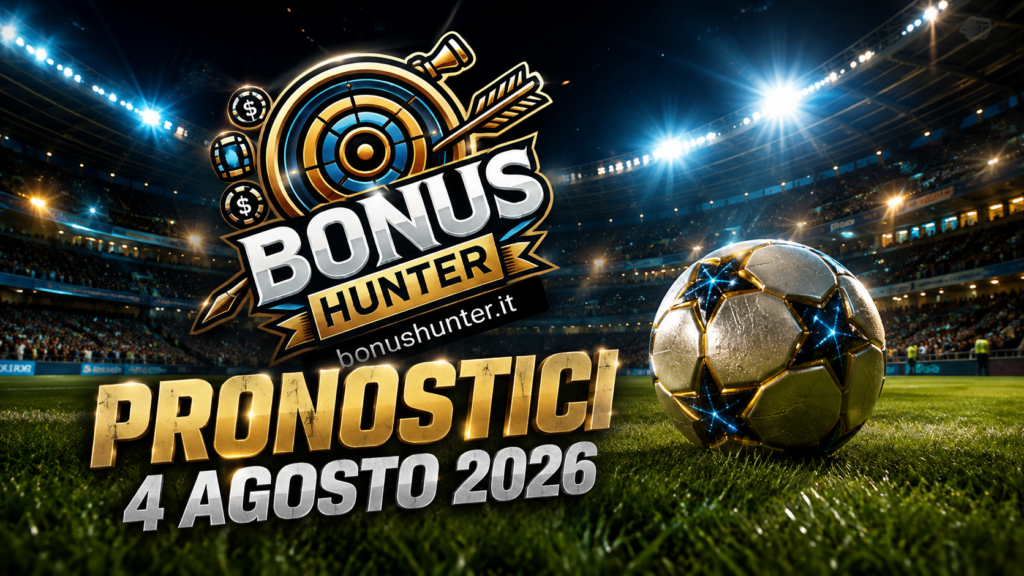 Pronostici calcio oggi 4 agosto 2026 le analisi e schedina pronta.
