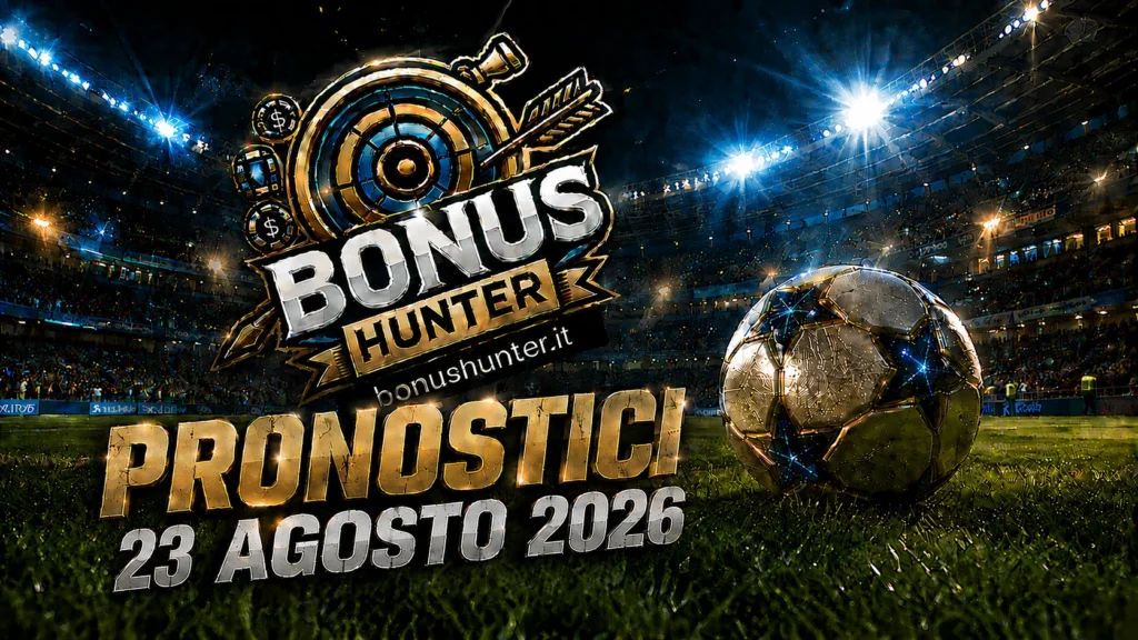 Pronostici calcio oggi 23 agosto 2026 raddoppio serie a e premier league