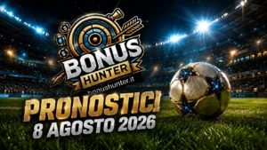 Schedina e pronostici calcio oggi 8 agosto 2026 con le gare di Pro League ed Eredivisie