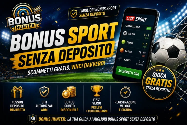 Bonus Sport Senza Deposito 2026