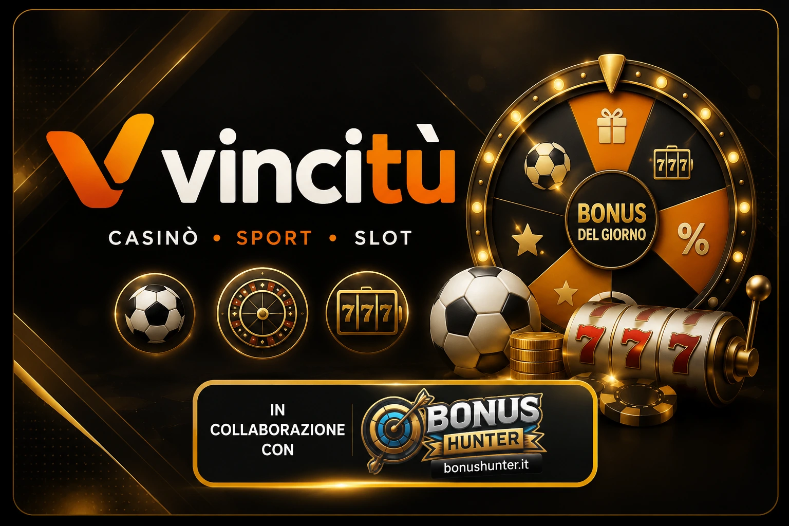 Recensione Vincitù con bonus di benvenuto Sport e Casinò su BonusHunter