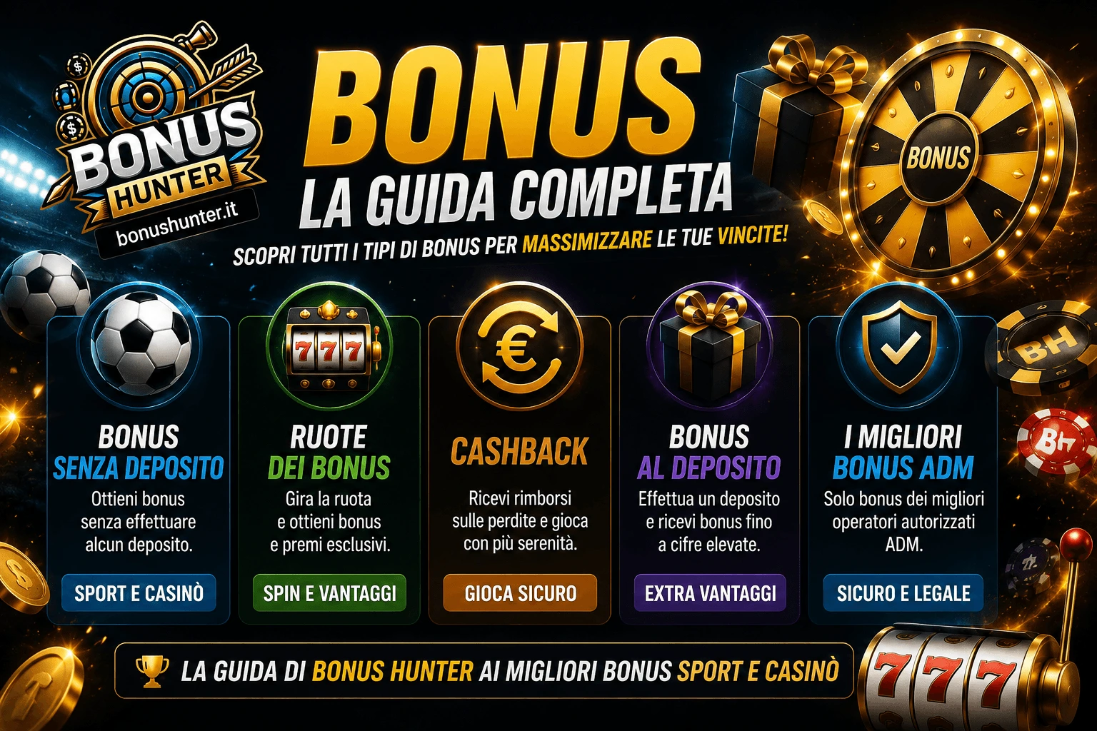 Bonus Online ADM Sport e Casinò BonusHunter