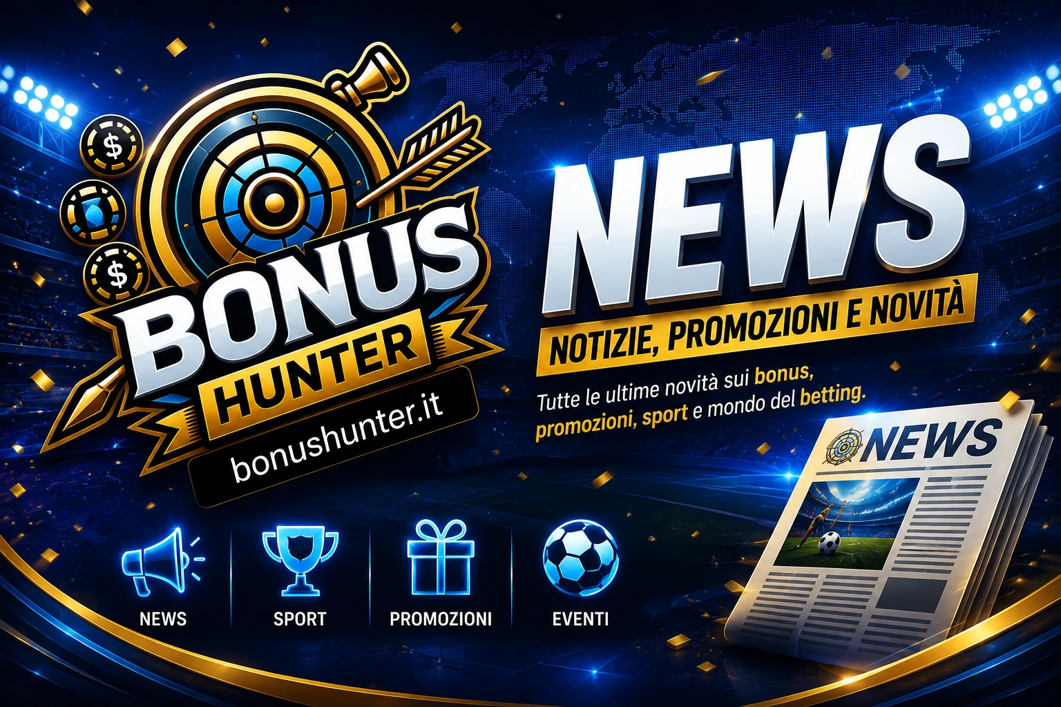 BonusHunter News: notizie, promozioni e aggiornamenti